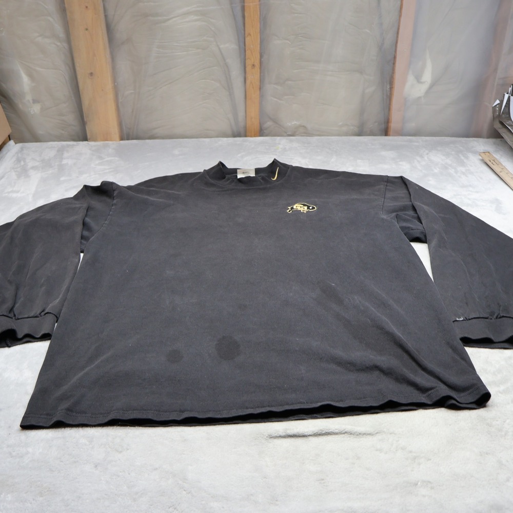 Colorado Buffaloes Shirt Mens XXL Nike Black Long Sleeve Distress READ USA VTG